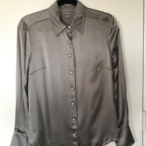 Ann Taylor 100% Silk Blouse
